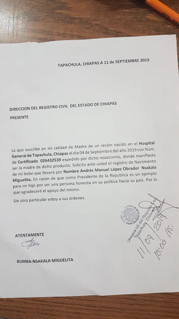 Foto: Registro Civil Chiapas