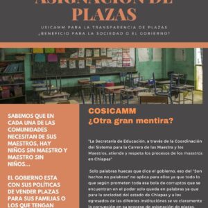 Falso que la Secretaría de Educación aperture una mesa de diálogo con la Mactumactzá: estudiantes