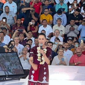 Desde Chiapas, Sheinbaum llama a apoyar la marcha del 27 de noviembre