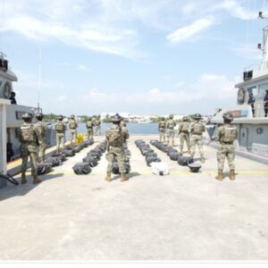 Interceptan en Chiapas cargamento de mil 312 kilos de cocaína