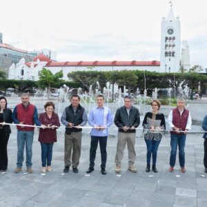 Rutilio Escandón inaugura renovación del Parque Central y Centro Histórico de Tuxtla Gutiérrez