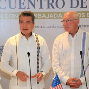 Siete proyectos, con una inversión de más de 600 millones de pesos para favorecer el desarrollo del sureste anuncia el gobierno de Chiapas y la Embajada de EU