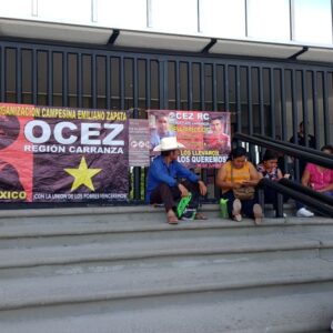 OCEZ- Región Carranza exige a las autoridades la localización de dos de sus integrantes desaparecidos