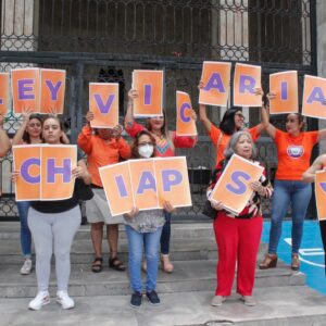 Mujeres víctimas exigen al congreso de Chiapas apruebe el delito de violencia vicaria