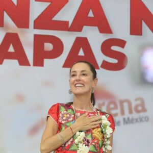 Claudia Sheinbaum en operación cicatriz en Chiapas; se reunió con aspirantes de todos las corrientes de morena