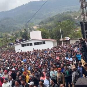 Plebiscito para elegir candidato por el PVEM a la alcaldía de Chenalhó, termina en zafarrancho y deja a varias personas lesionadas