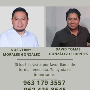 Reportan desaparición de excandidato del PVEM en el municipio de Siltepec en la Sierra madre de Chiapas