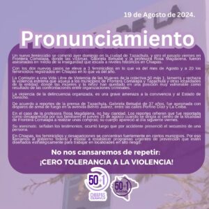 Dos feminicidios en Chiapas; suman 20 en el año