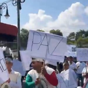 En Ocosingo, católicos piden por la paz en Chiapas y justicia para el sacerdote Marcelo Pérez