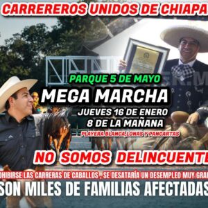 Gobernador Eduardo Ramírez pide no fomentar carreras de caballo y peleas de gallo; aficionados convocan a marcha