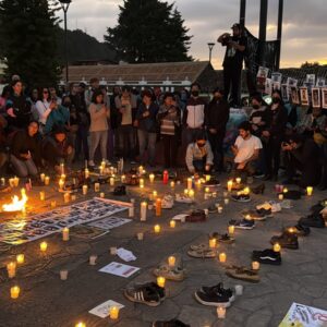 Vigilia en San Cristóbal de ciudadanos por los desaparecidos