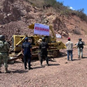 Profepa clausura mina donde se extraía barita en Chicomuselo; operaba sin autorización