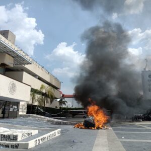 Fiscalía recoge evidencias sobre la muerte del normalista Jesús Alaín Vázquez