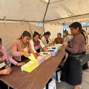 Sujetos que se hicieron pasar como empleados del INE marcaron las boletas en Chiapas