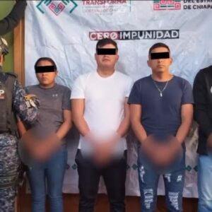 Detienen por extorsión a cuatro elementos de la Fuerza Pakal en Benemérito de las Américas