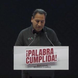Ramírez Aguilar presume “restauración de la paz” en su primer informe de gobierno en Chiapas
