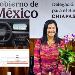 Manuela Obrador, prima de AMLO y funcionaria, compra al contado una Audi de 1 MDP